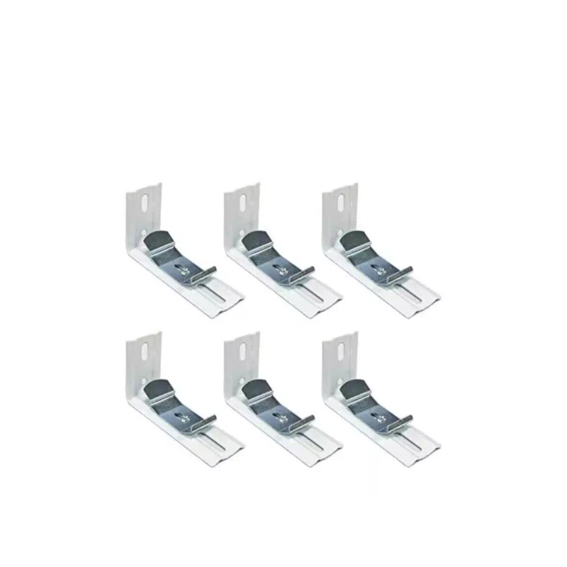 AuRiver 6 Pcs Vertical Blind L Bracket Vertical Blind Bracket