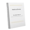 Medical Journal Binder - Personal Records Logbook, Office Visits Schedule