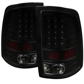 GXYWADY Tail Light Lamp Stop Brake Indicator Warning Light Replacement for 2009-2018 Ram 1500 Black (Left Driver and Right Passenger Side)