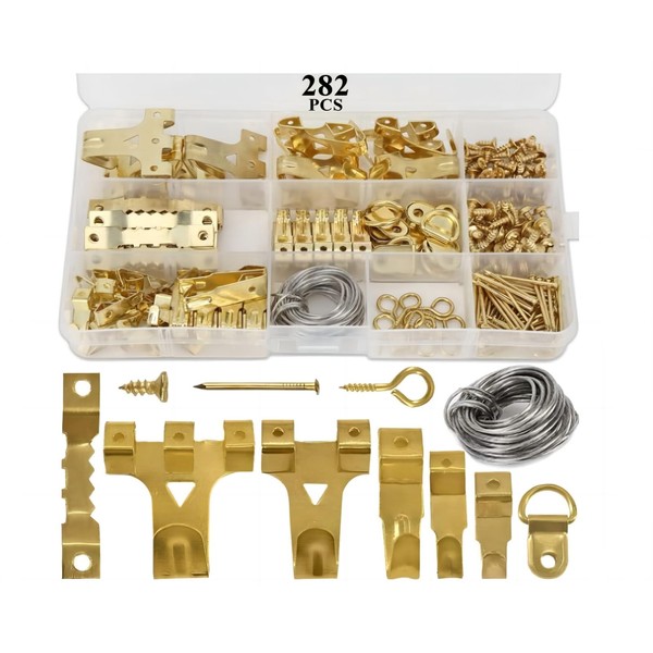 EAHSAP 282 Piezas de Colgadores de Cuadros de Dientes de