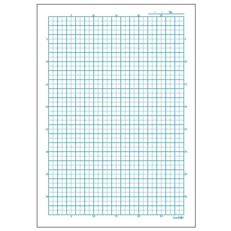 Showa Notebook, Japonica Study Book, 0.2 inch (5 mm) Square