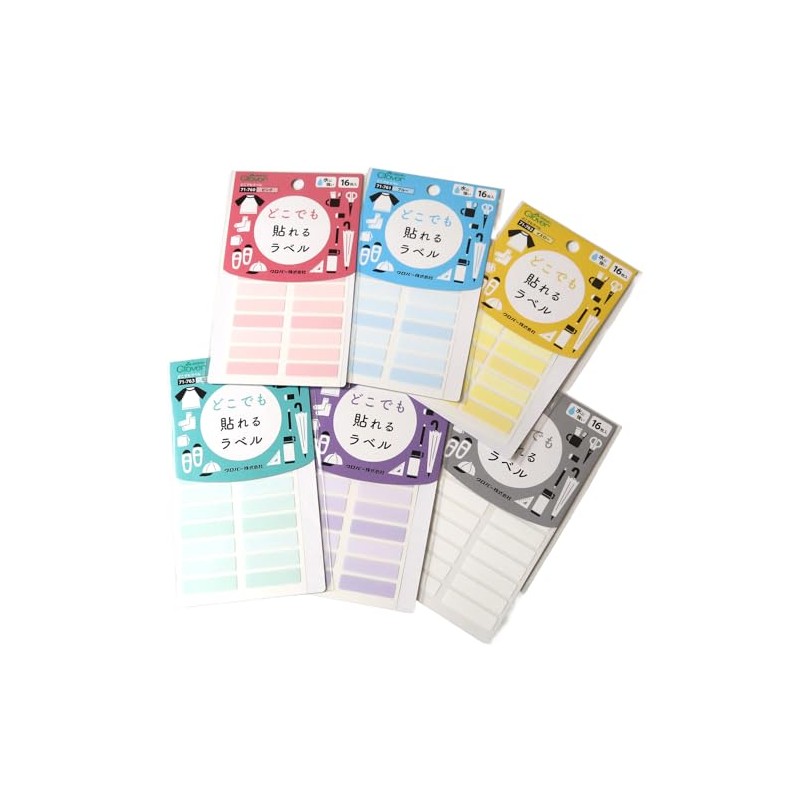 Clover 71-763 Anywhere Labels, Mint, Pack of 16