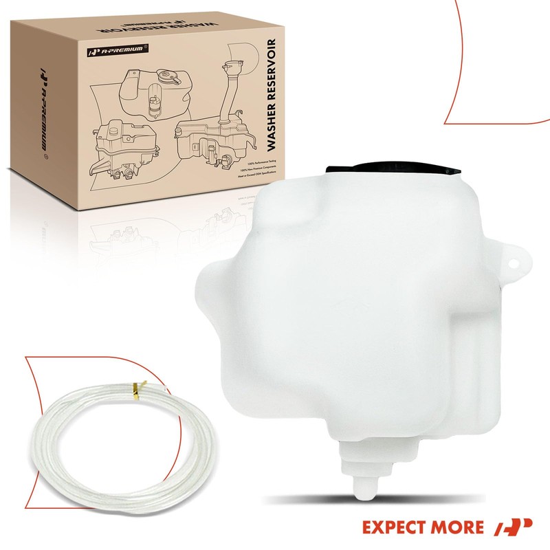A-Premium Washer Reservoir Compatible with 1995-2000 Toyota Tacoma, with (Cap/Washer