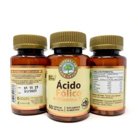 Naturelab Acido Folico - 60 Cápsulas de 500 mg c/u