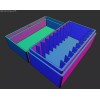Storage Solutions 3DP Black Storage Box Holds 10x 1 Gram