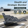 QPHYFXF 1/200 B-2 Stealth Bomber Model Kit, Military Replica with