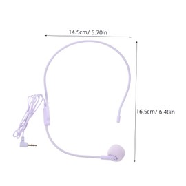 Kisangel Wired Head Mounted Microphone for Musicians Stylish Design High Sensitivity Instrument Pickup Ergonomic Ear Hanging Mic for Stage Performances and Live Events