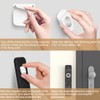QEDBOJE 2 Pack Magnetic Hook Stand Remote Holder Wall Mount