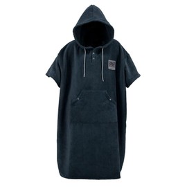 Akona Tulum Microfiber Poncho - Black