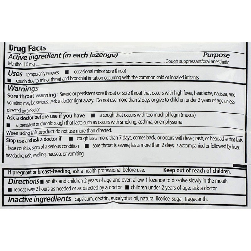 FISHERMANS FRIEND 20 LOZENGES 10MG ORIGINAL EXTRA STRONG (pack of