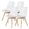 Elevon Dining Chairs Set of 4 Mid-Century Modern Dinning Chairs,