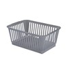 Whitefurze Handy Basket, Silver, 37 cm