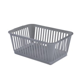 Whitefurze Handy Basket, Silver, 37 cm