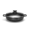 Olympia Hard Cook 9.4 Inch Die Cast Aluminum Deep Pan