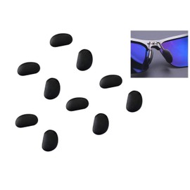 AM Landen 5 Pairs Sunglasses Black Silicone Nose Pads Compatible to All Major Brands Sunglasses