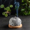 Ksrnsne 1 Piece Incense Burner Moon Face Incense Burner Decoration