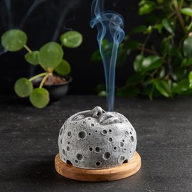 Ksrnsne 1 Piece Incense Burner Moon Face Incense Burner Decoration for Home Decor Incense