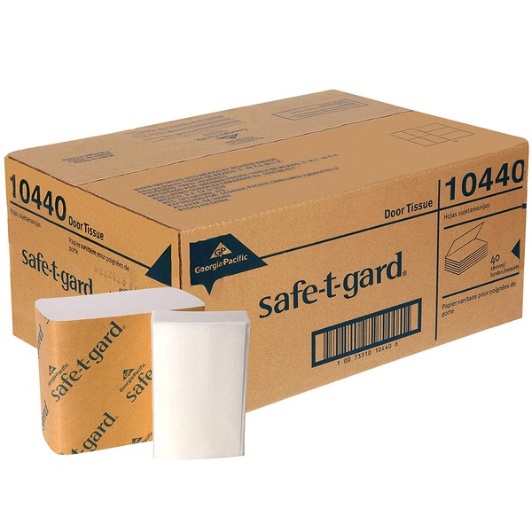 Georgia-Pacific Safe-T-Gard Facial Tissue, 8,000 sheets per case, White 40 Carton