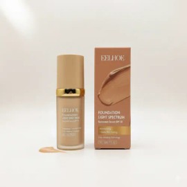 Base Maquillaje Líquida 4 En 1 Spf 50 Serum Hidrata Antiedad