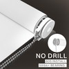 No Drill No Tools 100% Blackout Roller Shade | UV