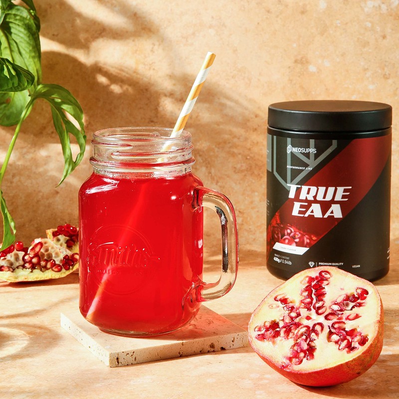 NEOSUPPS EAA Powder - Cherry, 430 g, High-Quality Essential Amino