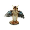 ES Decorative figure Wolpertinger approx. 14 cm, decoration figures animals,