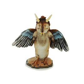 ES Decorative figure Wolpertinger approx. 14 cm, decoration figures animals, mythical creatures, mixed creatures