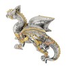 Mechanical Steampunk Dragon Sculpture Decorative Resin Dragon Statue for Bedrooms
