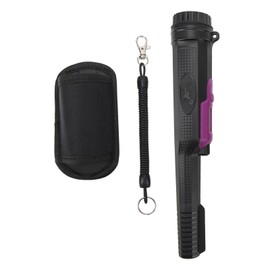 Metal Detector Outdoor Treasure Hunting Expedition Detector Bar Waterproof High Sensitivity Positioning Pointer Black and Purple