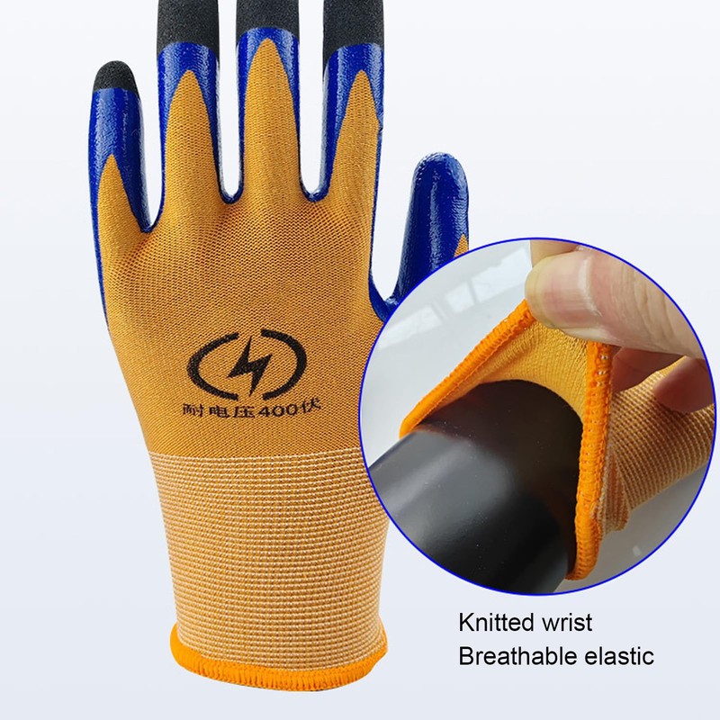 SENECESLI Electric Insulated Gloves, 400V Voltage Resistance, Electrician, High Voltage