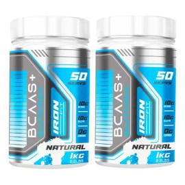 Aminoácidos Bcaas  Glutamina Iron Fit 1kg Cu 2 Piezas                                                                                                 