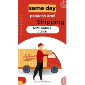 Clocksplusparts.com Pair of Vienna Style Wall Clock Stabilizers, Large ( With 4 Screws ) New.