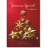 doodlecards Someone Special Christmas Card Gold Star Christmas Tree Medium