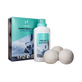 Natch Down Wash Kit Athletic Outerwear Jackets, 500ml, Clear