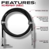 Gator Cableworks GCWB-INS-6INRA Backline Series 6-inch Instr./Patch