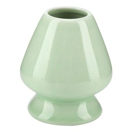 TOPINCN Matcha Tea Whisk Holder Ceramic Matcha Whisk Stand Japanese Tea Ceremony Matcha Whisk Holder for Matcha Tea Set Accessories(Green)