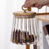 ANSQU Glass Jars Coffee Nuts Canister Airtight Storage Jar Petal
