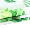 Unique Plant Leaves Pattern Shower Curtain Waterproof Mildew Proof Bathroom