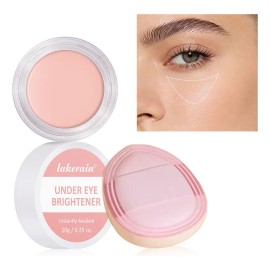Corrector Iluminador Para Ojos Lakerain Con Esponja Aplicado