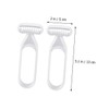 Healeved 2pcs Body Hair Trimmers Armpit Hair Leg Hair Razor