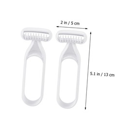 Healeved 2pcs Body Hair Trimmers Armpit Hair Leg Hair Razor Manual Body Hair Remover Women's Beauty Tool In-shower Wet Shaving Compact Travel Raz