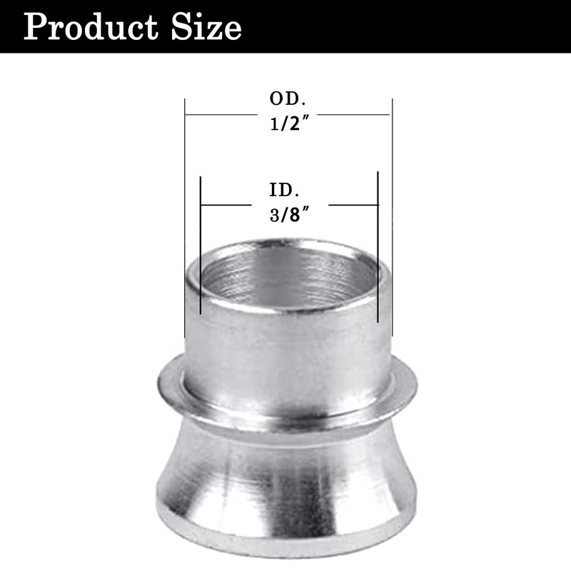 OUBULU High Misalignment Spacer 1/2" to 3/8" for Heim Joints