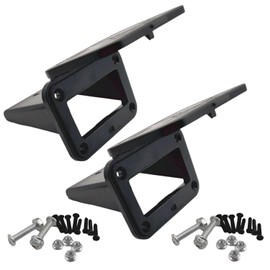 2Pcs Embedded Plug Installation Panel, For Anderson Plug Panel Base with Dust Cover, Flush Mount Bracket Panel Kit, Plug Mounting Panel (Without Plug) (120A)