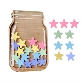 Taicols Tarro de recompensa para profesores en el aula para niños, Recompensa para Tarros Estrellas Dinosaurios Manzana, Gráfico de buen comportamiento en tarro de estrellas personalizado