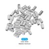 sourcing map 1/16" 1.5mm Aluminum Crimping Loop Sleeve Single Round