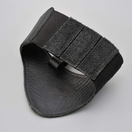 Daytona 99183 Motorcycle Shift Pads, Black, Large (Widest Perimeter: 11.0 - 13.8 inches (28 - 35 cm), Sole Fray Prevention Pad with Anti-Shedding Strap