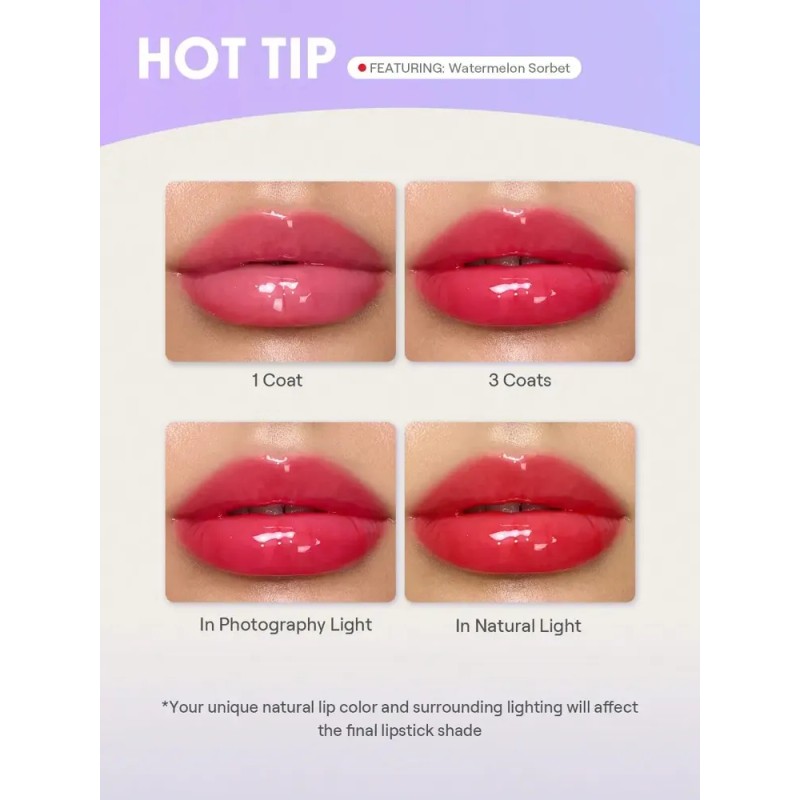 Brillo Labial Hidratante Sheglam Crystal Glaze Berry Smoothie