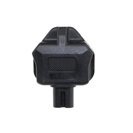 SF Cable, BS1363A UK Fused 3 Prong Plug to C7 2 Prong Receptacle, Right Angle
