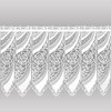 atelier alles-Spitze White lace panel curtain Malu made of real