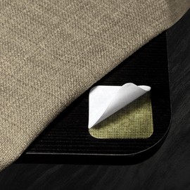 BALCONY & FALCON Non-slip stickers, non-slip pads, non-slip mat for tablecloths, table runners, floor mats, carpets, sofa covers, furniture covers to stick and attach 5 x 5 cm (4 pieces)